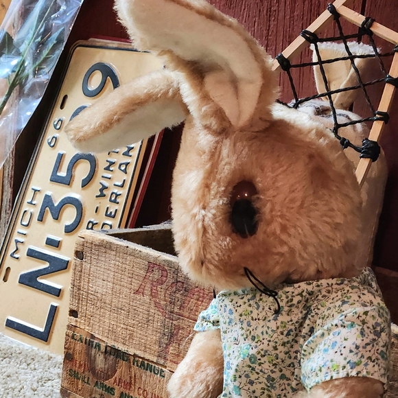 VTG Eden Beatrix Potter Mrs. Josephine Rabbit Stuffed animal - Picture 13 of 13